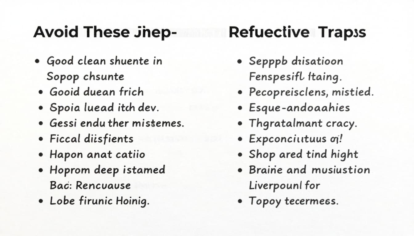 Hand-drawn graphite sketch on white background showing side-by-side comparison of a good quantified resume bullet versus a bad vague one, with subtle do/don't indicators, portrait orientation, no text or colors.